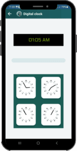 AphasiaAid digital clock reading exercise - time comprehension training for aphasia patients to understand digital formats and daily schedules